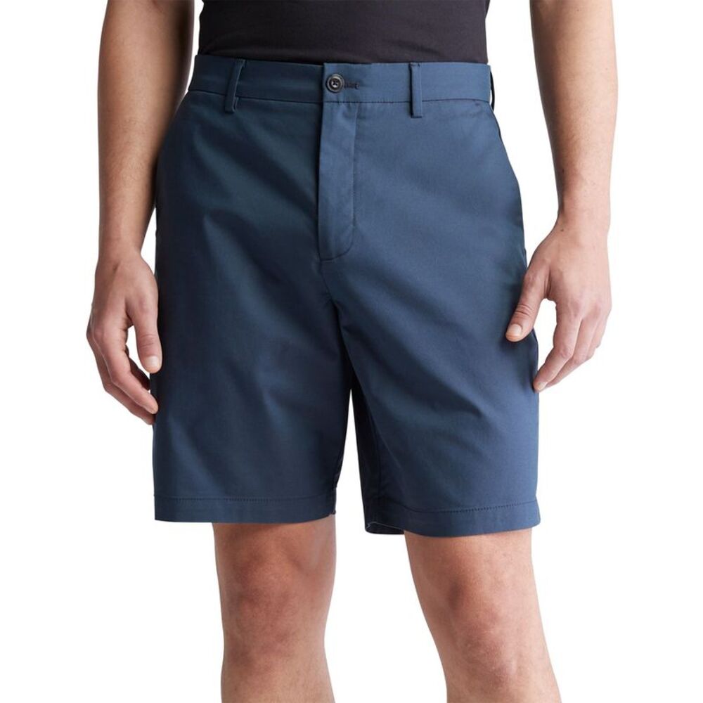 Calvin Klein Mens Refined Slim Fit 9" Inseam Chino Shorts 34 Ink - NWT $79